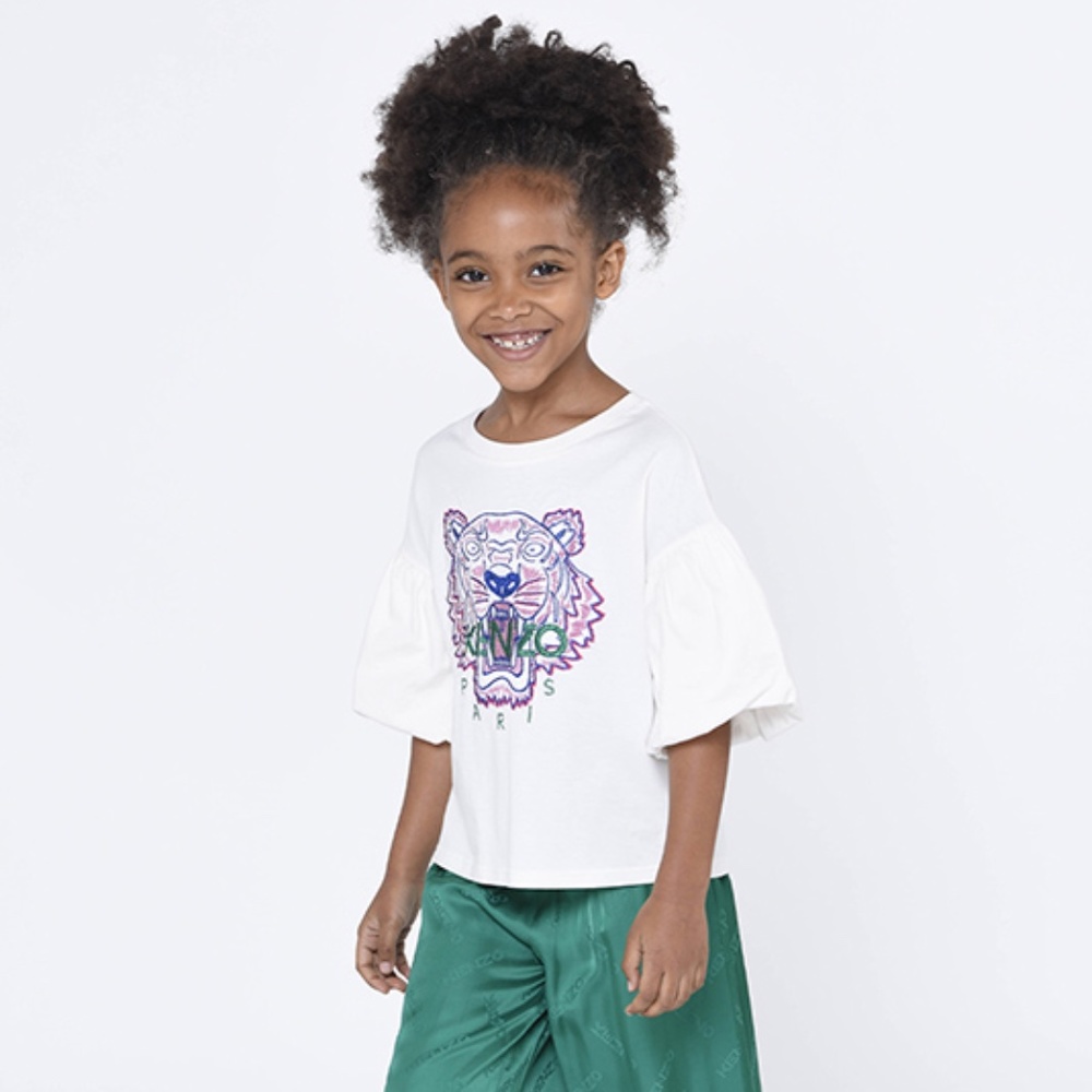 White Tiger Cotton T-Shirt